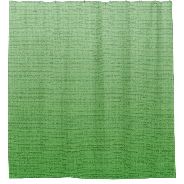 Kalkgrün Gradient Ombre Fade Medium Textur Duschvorhang (Vorderseite)