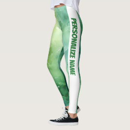 Kalkgrün Leggings