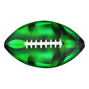 Kalkgrün und schwarz Curling, mit etwas Schatten? Football