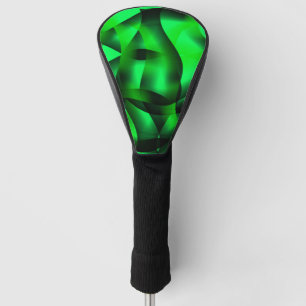 Kalkgrün und schwarz Curling, mit etwas Schatten? Golf Headcover