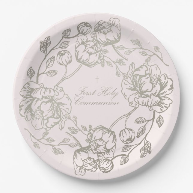 Kalkplatte Pappteller (Vorderseite)