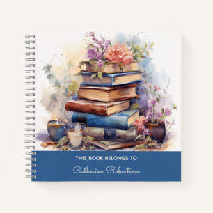 Kalkstein der Blume Aquarell Notizbuch