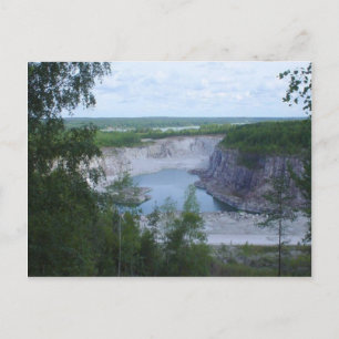 Kalksteinbruch Postkarte