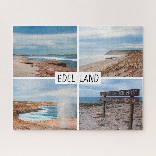 Kalksteinklippen spektakuläre Küste, 520 Stück Puzzle (Horizontal)