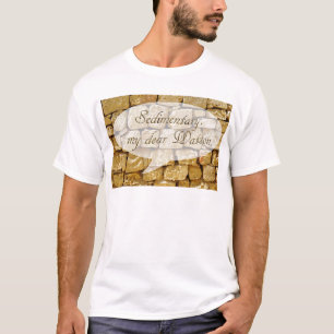 Kalksteinmauer und schlechter Geologie-Witz T-Shirt