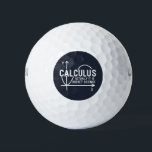 Kalkulieren Sie die "Rocket Science Funny Math" Golfball<br><div class="desc">Funny Mathe Science Schule Nerd Design für jeden Mathe Genie oder Geek mit einem guten Gefühl des Spaßes. Das lustige Sprichwort ist "Calculus - Es ist eigentlich "Rocket Science" mit einem x-y-Achse Diagramm</div>