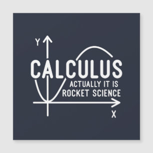 Kalkulieren Sie die "Rocket Science Funny Math" Magnetkarte