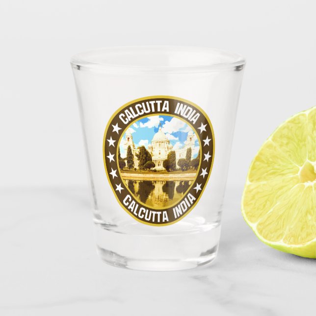 Kalkutta Schnapsglas (Vorderseite)