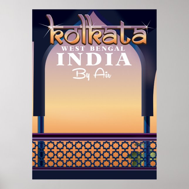 Kalkutta - Westindiens Bengalisches Urlaubsposter Poster (Vorne)