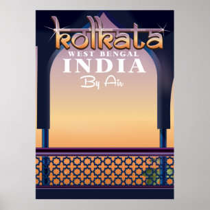 Kalkutta - Westindiens Bengalisches Urlaubsposter Poster