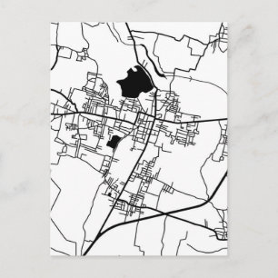 Kallakurichi Tamil Nadu Stadtplan Postkarte