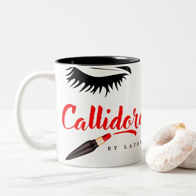 KALLIDORA MAKEUP KAFFEE TASSE (Mit Donut)