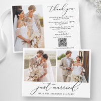 Kalligrafie 3 Foto Hochzeit QR Code Heiratsurkunde