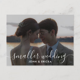 Kalligrafie Ankündigung kleinerer Hochzeitsstipend