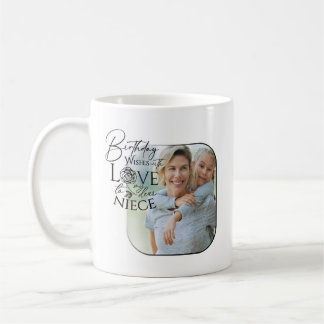 Kalligrafie Benutzerfoto Geburtstag Für Nichte Kaffeetasse