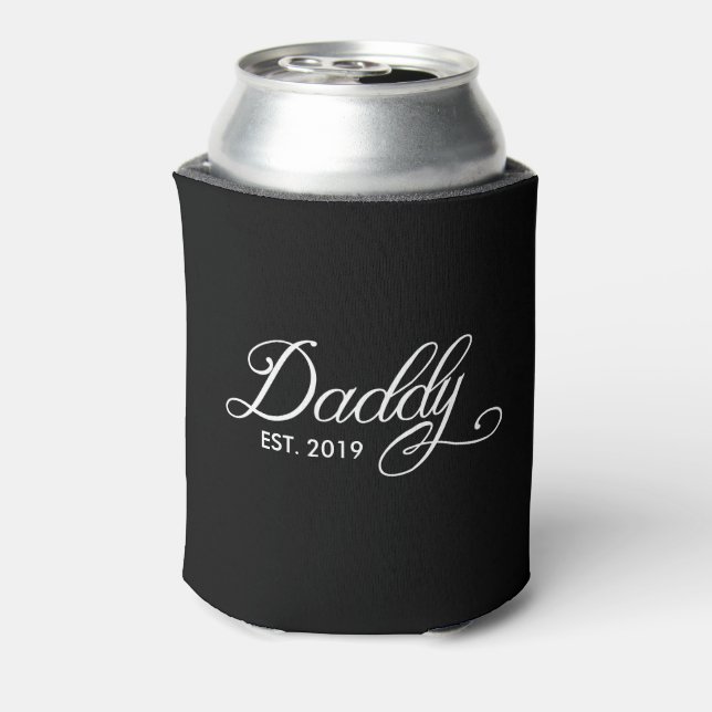 Kalligrafie Daddy Year etabliert Dosenkühler (Kanne Rückseite)
