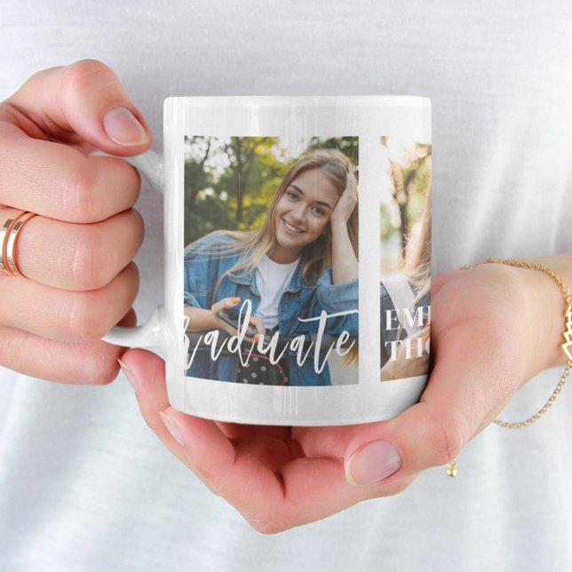 Kalligrafie des Minimalistischen Graduate Picture  Kaffeetasse (Von Creator hochgeladen)