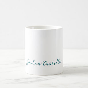 Kalligrafie Einfach Schlicht Professionell Name Kaffeetasse