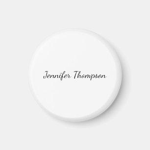 Kalligrafie Elegant Schlicht Einfach Name Magnet