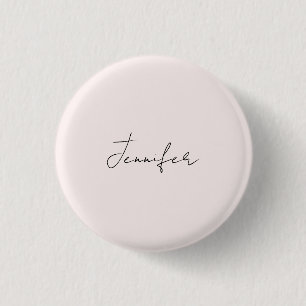 Kalligrafie Elegante Pastellfarbe Einfach Einfache Button