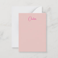 Kalligrafie Elegante Rosen-Gold Schlichte Einfache