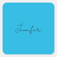 Kalligrafie Eleganter Schlichter einfacher Name Bl