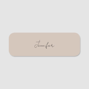 Kalligrafie Eleganter Schlichter einfacher Name Namensschild