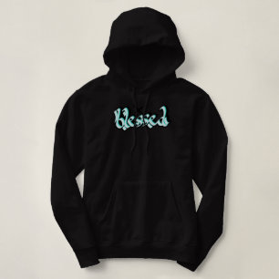 Kalligrafie Gesegnete Graffiti-Straßenkunst Glaube Hoodie