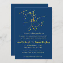 Kalligrafie Gold binden die Knotflöte Hochzeit