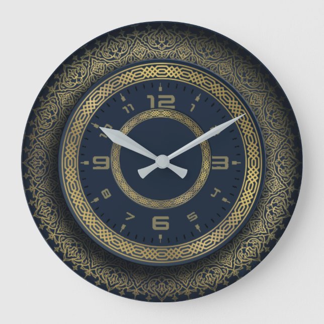 Kalligrafie Große Wanduhr (Vorderseite)