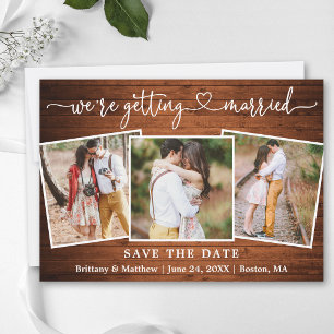 Kalligrafie Herz Holz Hochzeit 3 Foto Save The Date