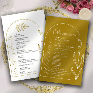 Kalligrafie-Minimal-Text-Script-Hochzeitsprogramm