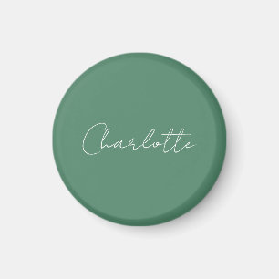 Kalligrafie Minimalistisch Chic Custom Personal Ed Magnet