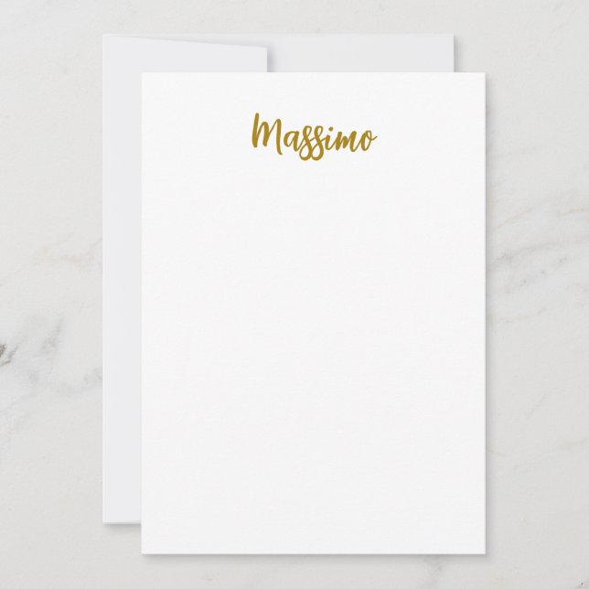 Kalligrafie Profi Elegant Goldfarbe (Vorderseite)