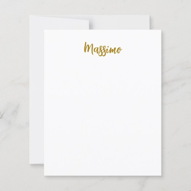 Kalligrafie Profi Elegant Goldfarbe (Vorderseite)
