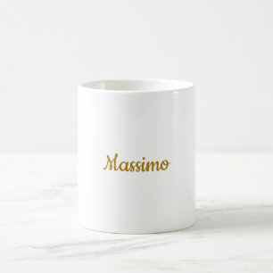 Kalligrafie Profi Elegant Goldfarbe Kaffeetasse