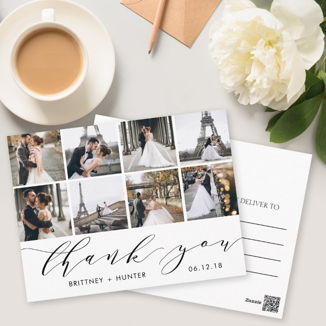 Kalligrafie Script 8 Foto Vielen Dank Postcard Postkarte (Von Creator hochgeladen)