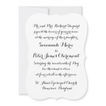 Kalligrafie-Script-Einladung