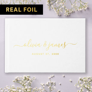 Kalligrafie-Script-Hochzeit Gästebuch