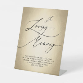 Kalligrafie-Skript für die Hochzeit des liebenden  Sockelschild