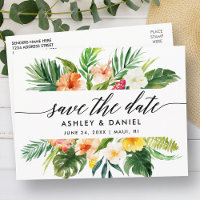 Kalligrafie Tropenkoralle Save the Date