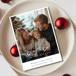 Kalligrafie überlagert Foto-Ruhm zu Weihnachten