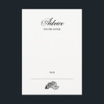 Kalligrafie und Wine Wedding Advice Card Begleitkarte<br><div class="desc">Personalisieren Sie den benutzerdefinierten Text oben. Weitere Koordinationsgegenstände finden Sie in unserer Kollektion "Kalligrafie & Wine Wedding". ***BITTE BEACHTEN SIE: Für Gegenstände mit farbigem Hintergrund können Sie die Farbe nach Ihrem Hochzeitsfarbschema ändern. Klicken Sie einfach auf "Weiter anpassen",  um Änderungen vorzunehmen.</div>