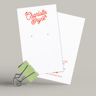 Kalligrafie Visitenkarte