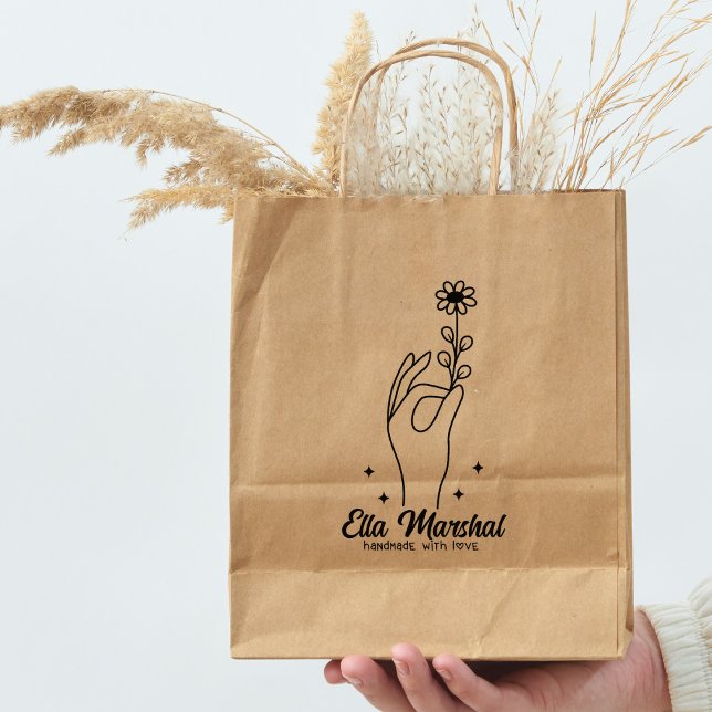 Kalligrafischer Name Elegant Handmade Daisy Busine Gummistempel (Von Creator hochgeladen)