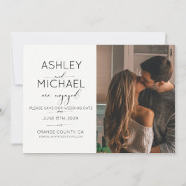 KALLIGRAFISCHES Foto 2 Save the Date Einladung