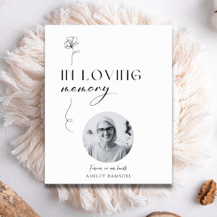 Kalligrafisches Foto in Liebesgedächtniszeichen Poster