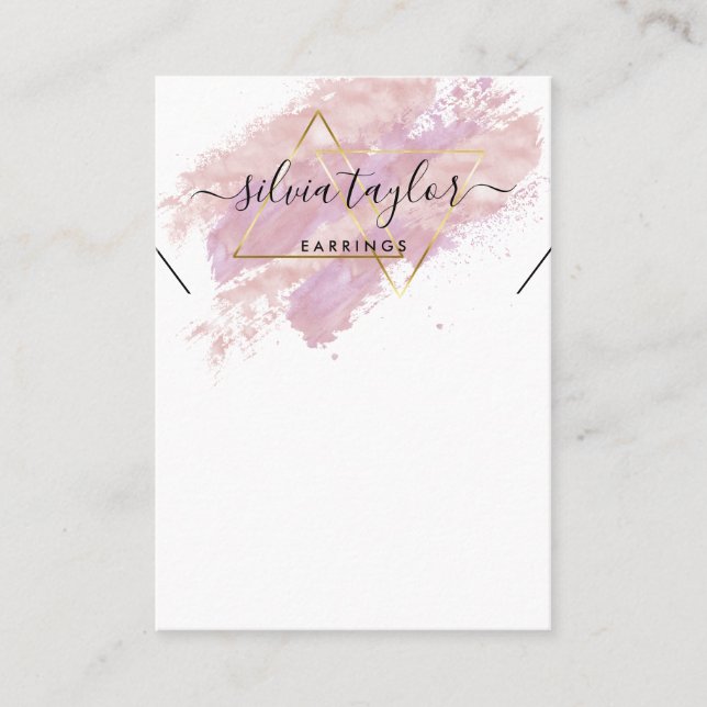 Kalligrafisches Kunsthandwerkpapier Nekklassekarte Visitenkarte (Vorderseite)