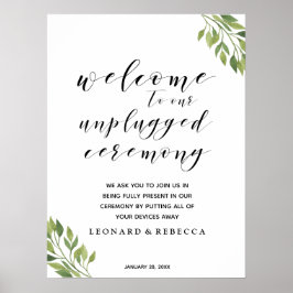 Kalligrafisches Zeichen für die Zeremonie Poster