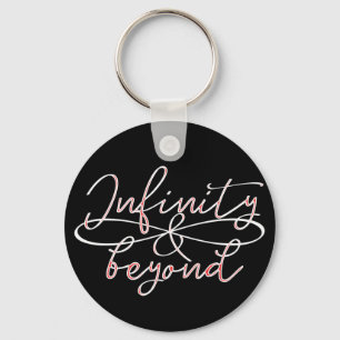 Kalligrafisches Zitat Einfaches Endloses Symbol Schlüsselanhänger